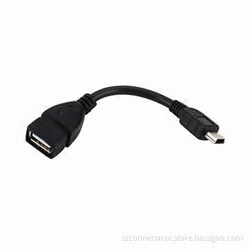 USB 5pin Otg Cable Host Sync Data for Tablet PC Smartphone